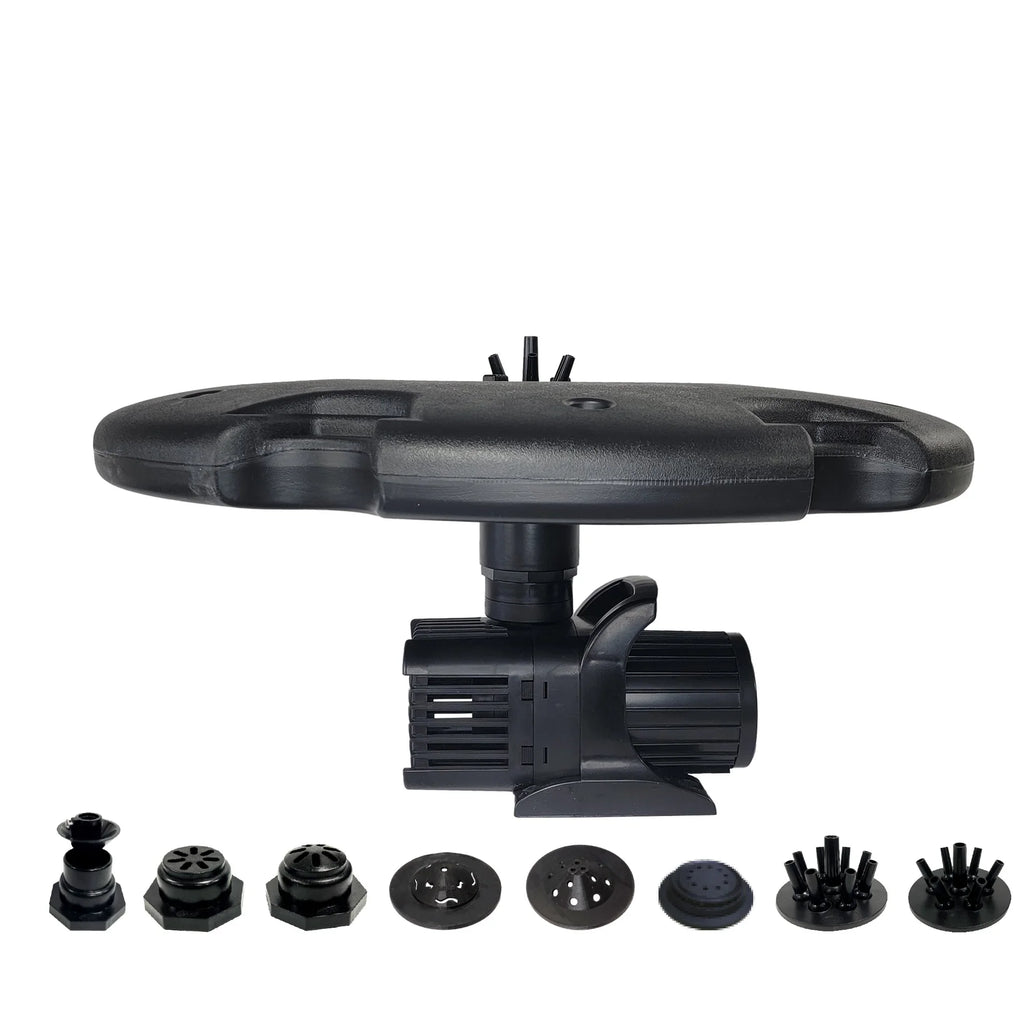 1.2  Floating Fountain | 200 foot Cord | 11 Patterns | Surface Aeration for Ponds | -200