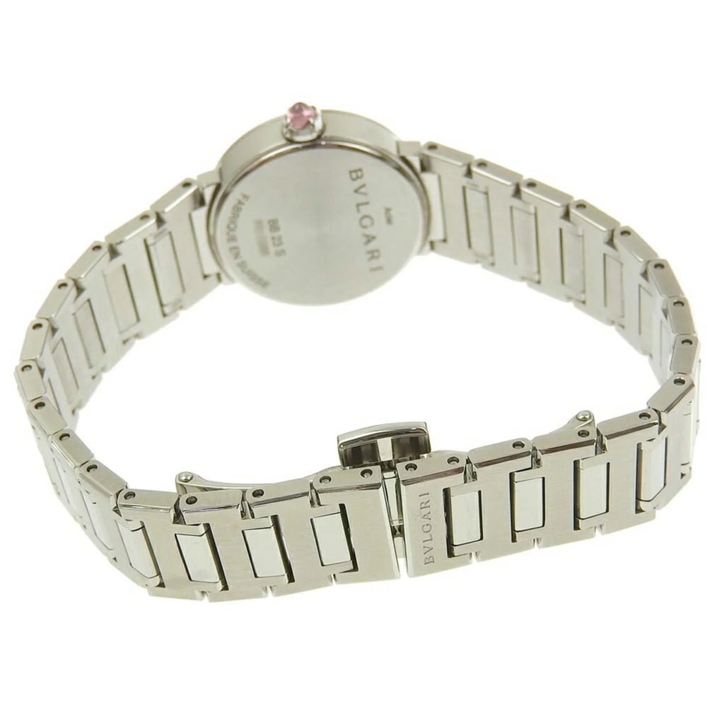 Pre-Owned Bulgari  Battery Watch 12P Diamond Mother of Pearl Shell Dial  103095 (Like New)