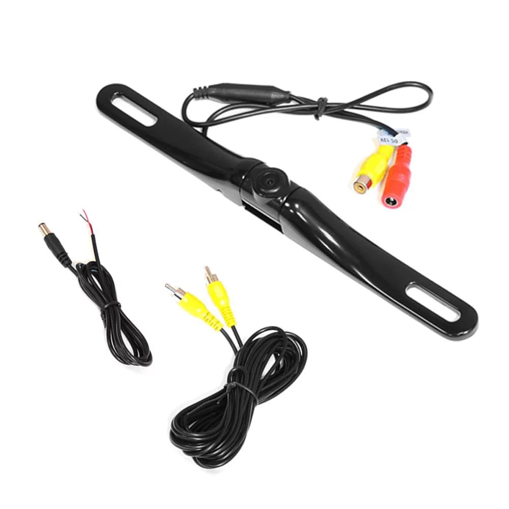 2DIN  Car Stereo Receiver, touchscreen with Pyle License Plate Mount Rear View Color Camera, Pioneer 6.5" 2-Way  250W, Pioneer 6"x9" 420W 3-Way  & Enrock 16G 50'  Wire
