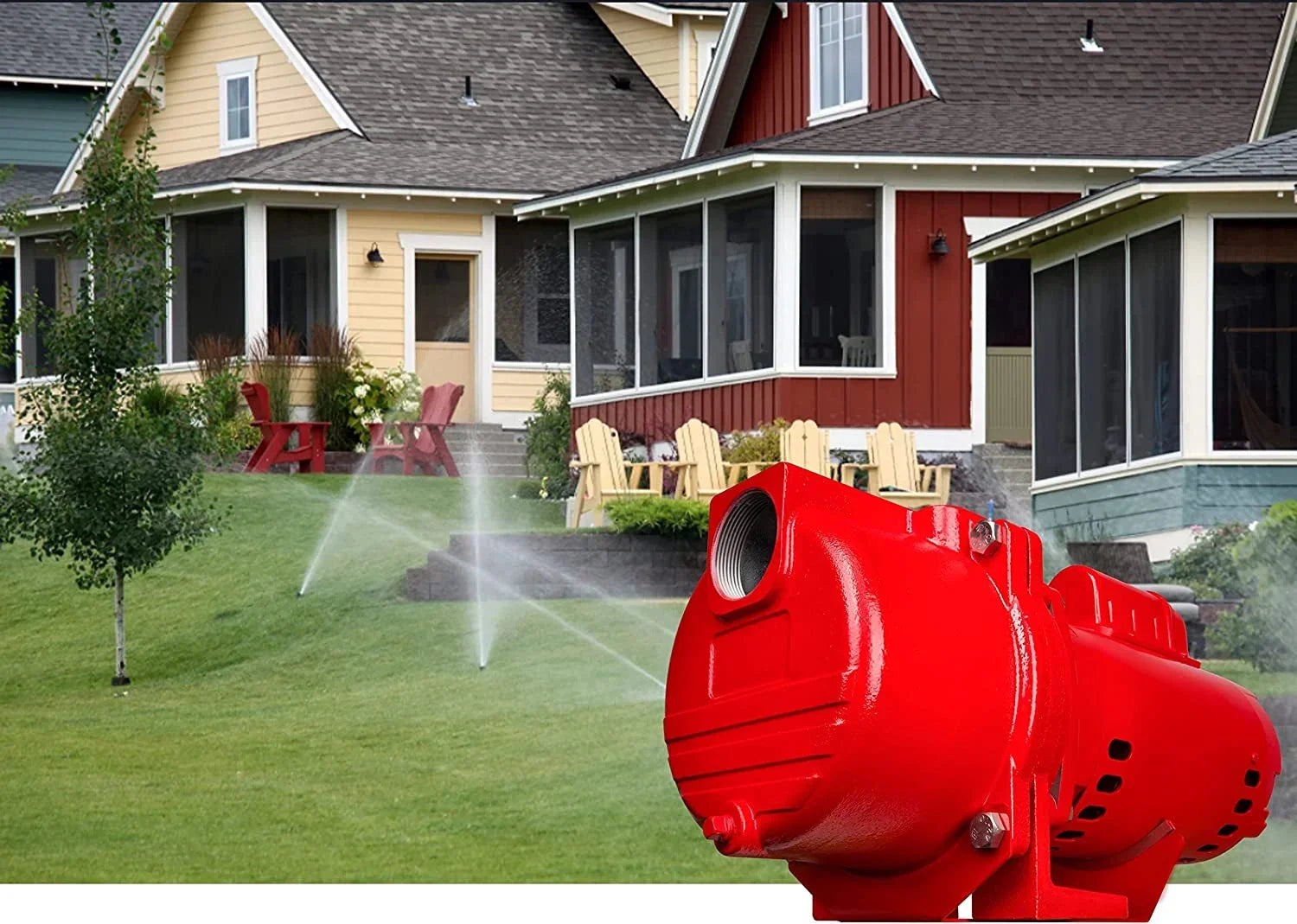 Red Lion  2 Horsepower 76  230V Cast Iron Irrigation Sprinkler Pump