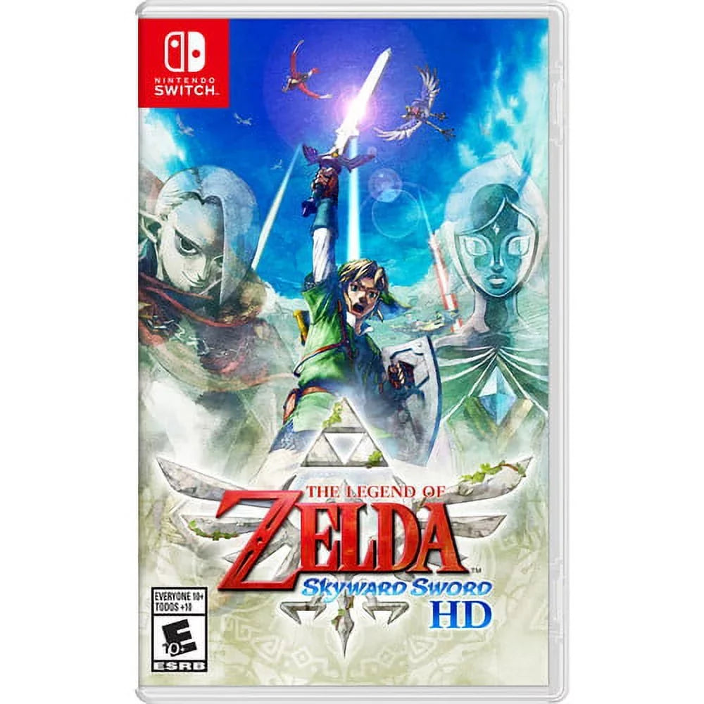 Nintendo Switch Lite Coral Console Bundle with Legend of Zelda Skyward Sword