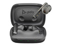 Plantronics Voyager Free 60 Teams Earset - Stereo - True Wireless - Bluetooth - 98.4 ft - Binaural - In-ear - Noise Canceling - Carbon Black  220757-01