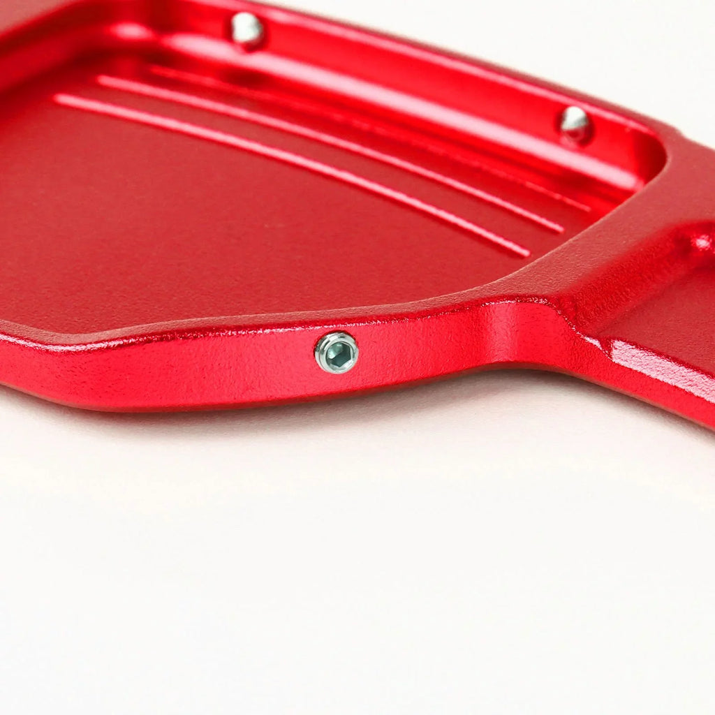 Xotic Tech Steering Wheel Paddle Shifter Cover Trim,  Aluminum Alloy, Compatible With Audi                   (Red)