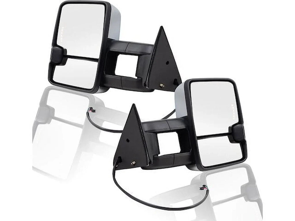 Towing Mirror Set - Compatible with 1988 - 1999 Chevy   4WD 1989 1990 1991 1992 1993 1994 1995 1996 1997 1998