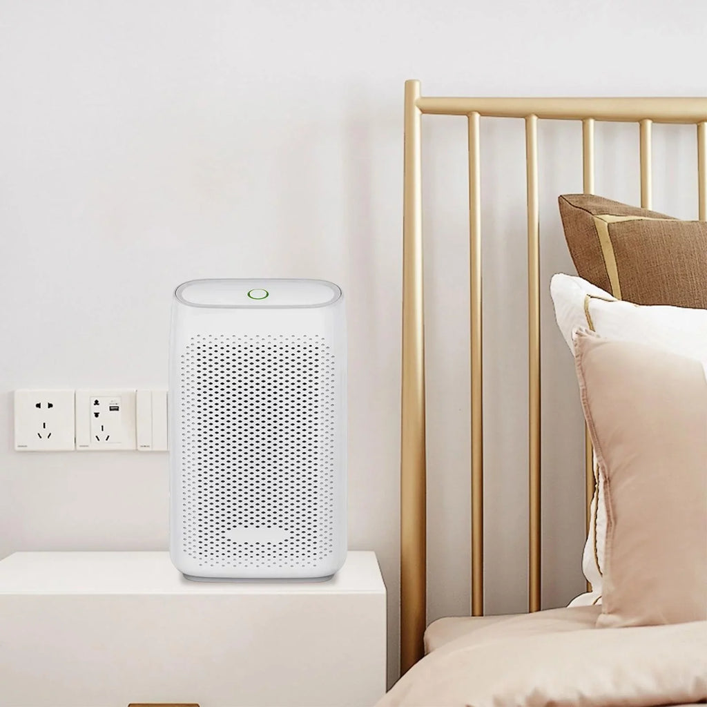 Small Dehumidifier 700ml  For Basement Closet Wardrobe With Semiconductor Technology For Damp Air, , Moisture Energy Efficient Quiet