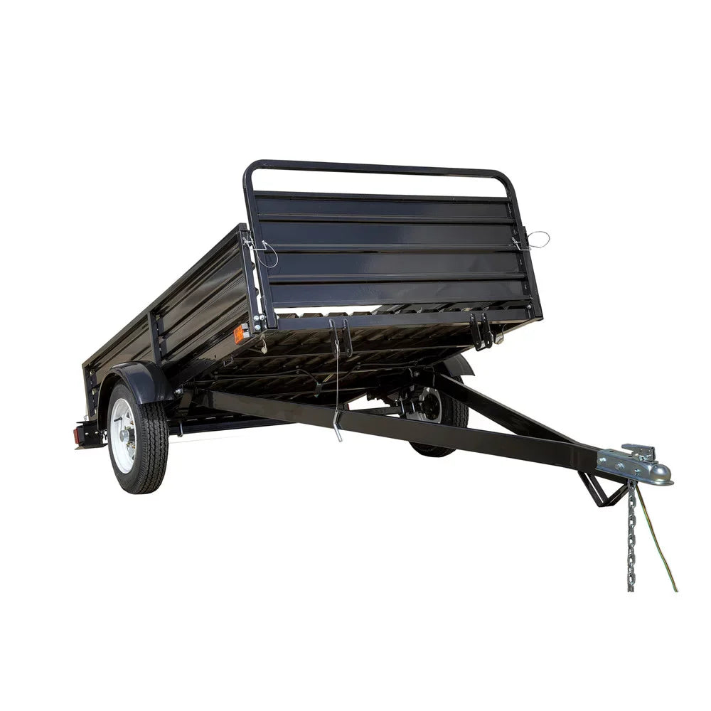 5 ft. x 7 ft. Multi Purpose Utility Trailer (Black Powder-Coated)