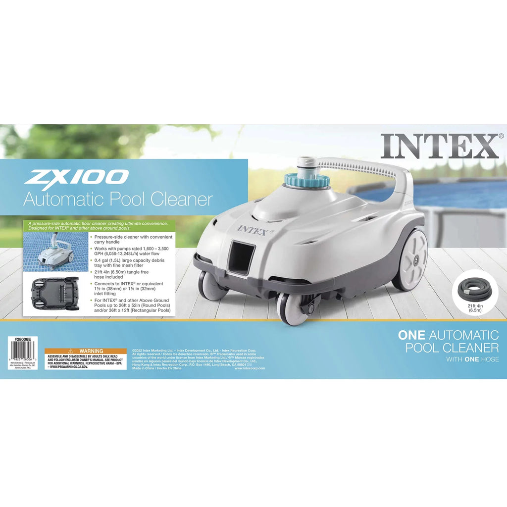 Intex  Automatic Pressure Side Swimming Pool Cleaner with Hose
