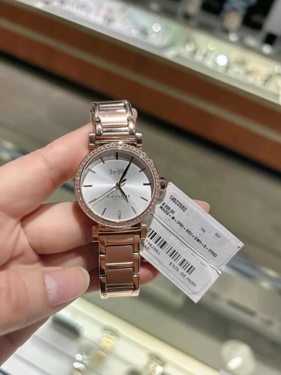 Coach 14503580 Madison Rose Gold Band Watch