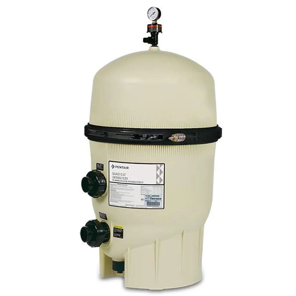 Pentair 188594 160GPM 100 Sq Ft Quad  Cartridge Swimming Pool Filter Tank