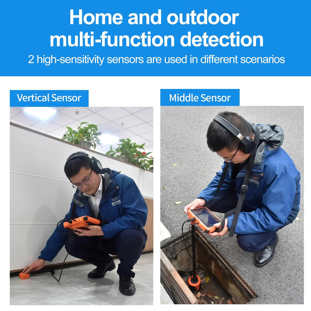 '- Indoor Outdoor 5m Depth Pipe Leakage Detector Multifunctional
