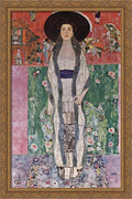 Portrait of Adele Bloch-Bauer  26x40 Large Gold Ornate Wood Framed Canvas Art by Gustav Klimt