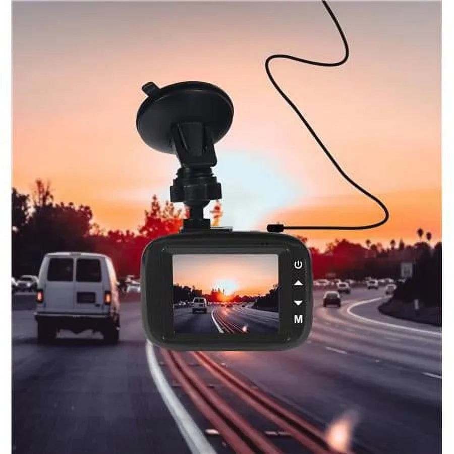 Full  12MP 2.2"  Screen Dash Cam, Black