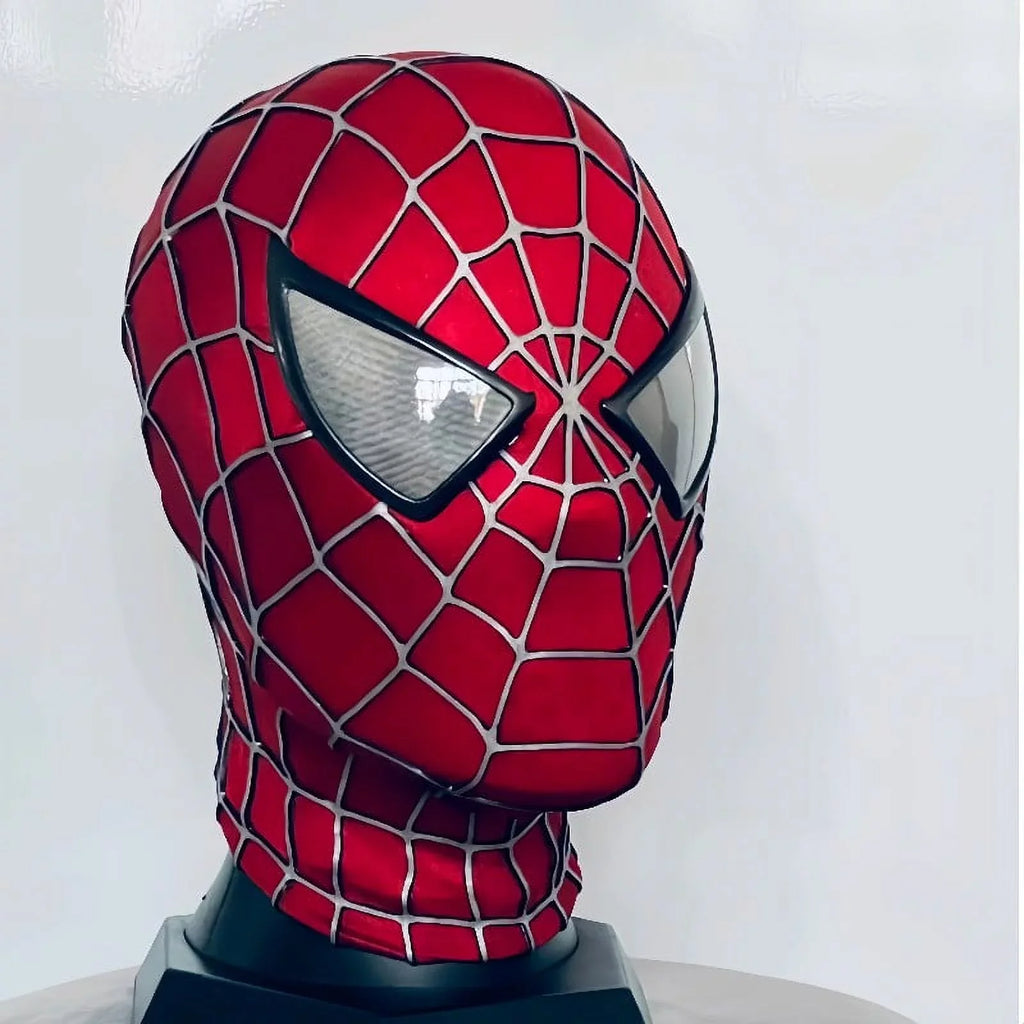 Spider Mask 1:1 Wearable Spider Full Mask with Faceshell 3D Webbing Cosplay Costume, Collectible Action Figure Gift for Adults, Kids