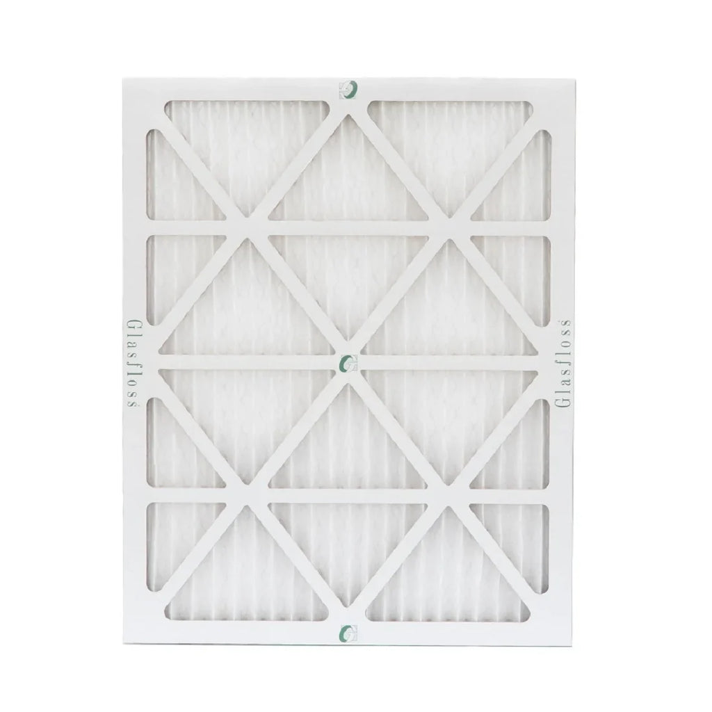 15x20x1  10 Pleated  Air Filters by Glasfloss. ( Quantity 5 ) Exact Size: 14-1/2 x 19-1/2 x 7/8