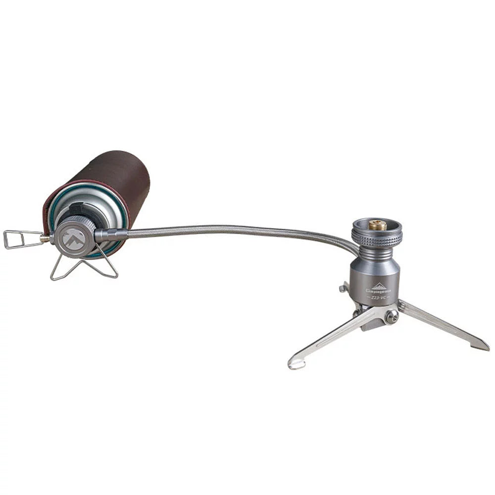 Portable Camping Stove Connector, Tripod Butanes Canister Adapter Cooking Equipment for Camping