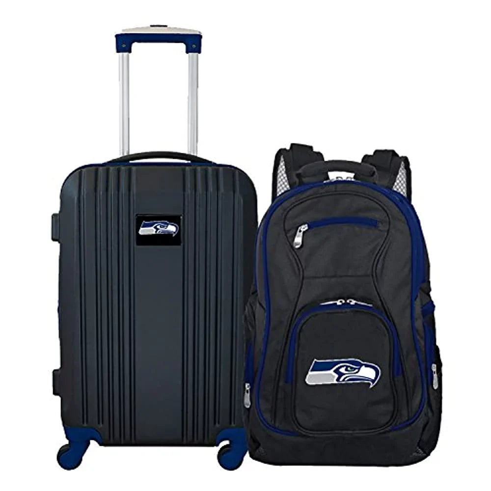 Seattle Seahawks 2-Piece Luggage and Backpack Set
