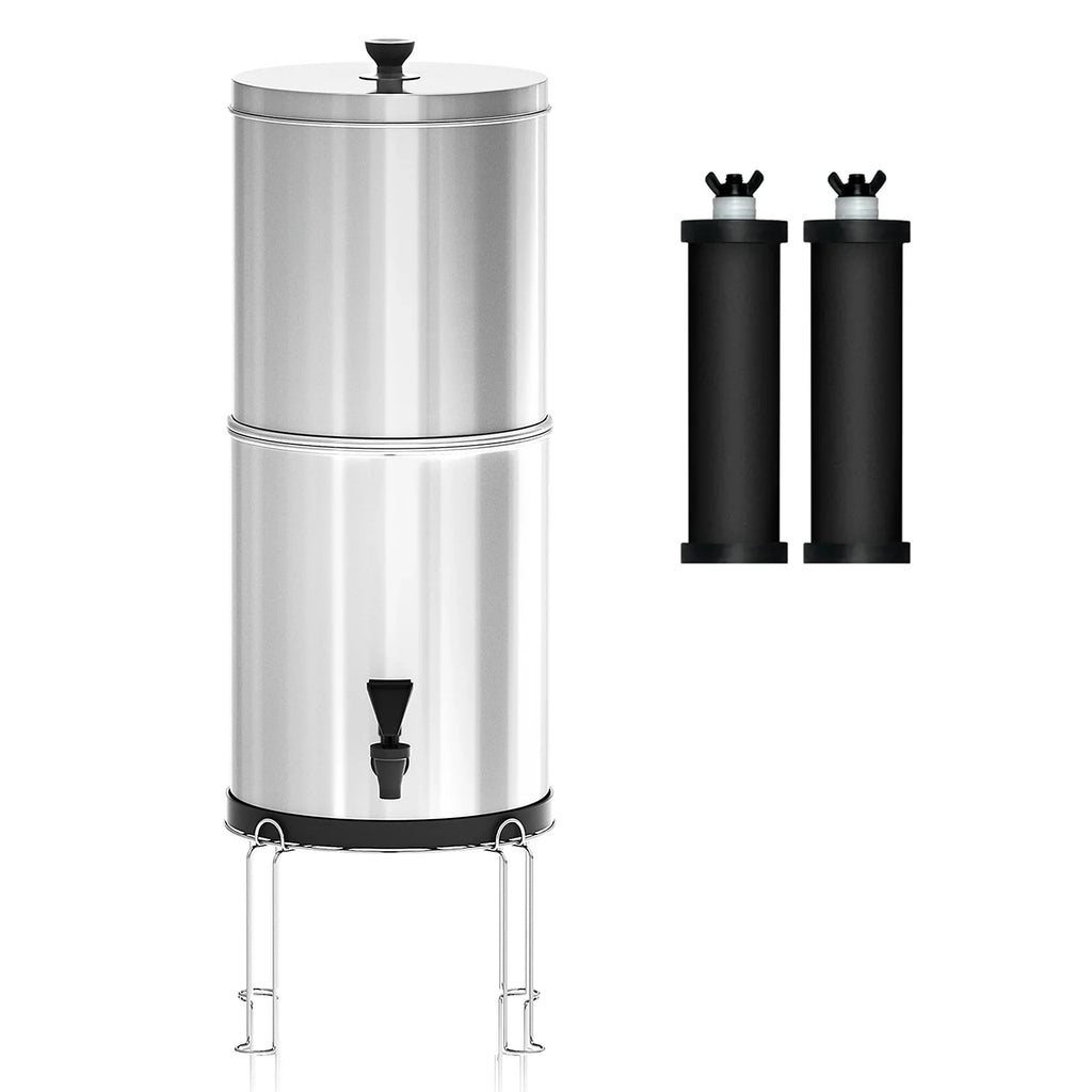 Lixada Gravity Water Filtration Bucket System for Home Camping Hiking Emergency Preparedness