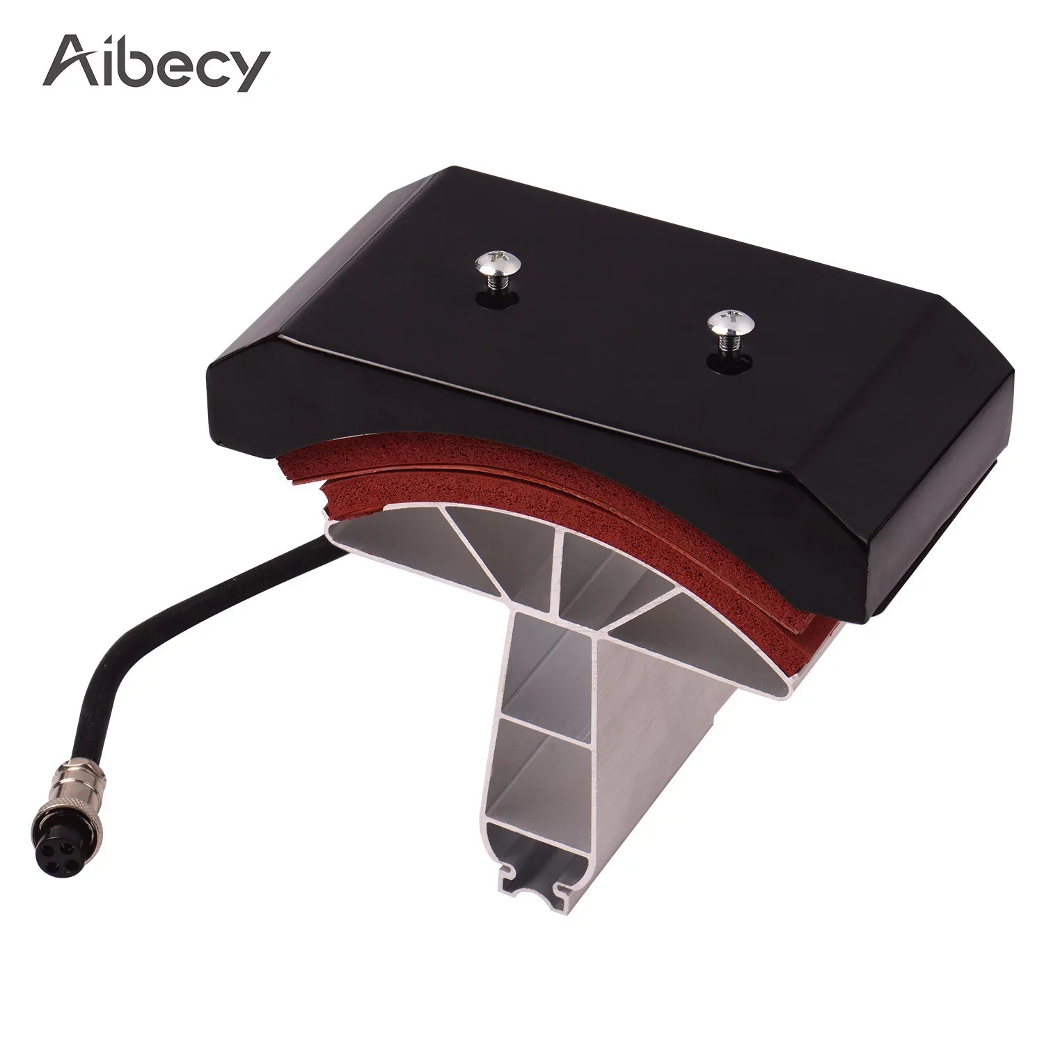 Aibecy Hat  Press Heating Transfer Attachment Silica  5.5x3 Inch for Heat Press Machine Hat Heating Machine