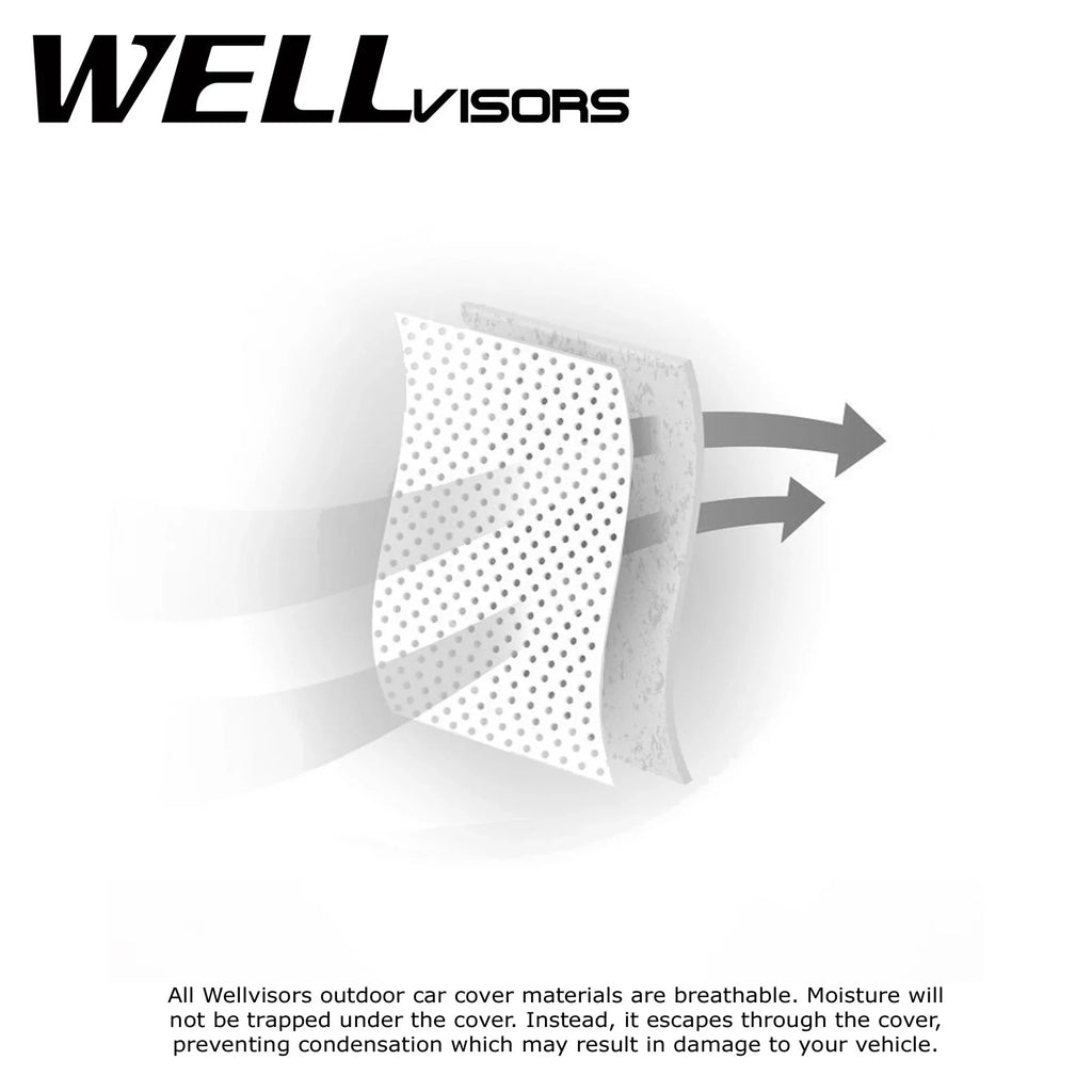 WellVisors All Weather  Proof Gray Car Cover for 2017-2024 Genesis  3-6898089SN