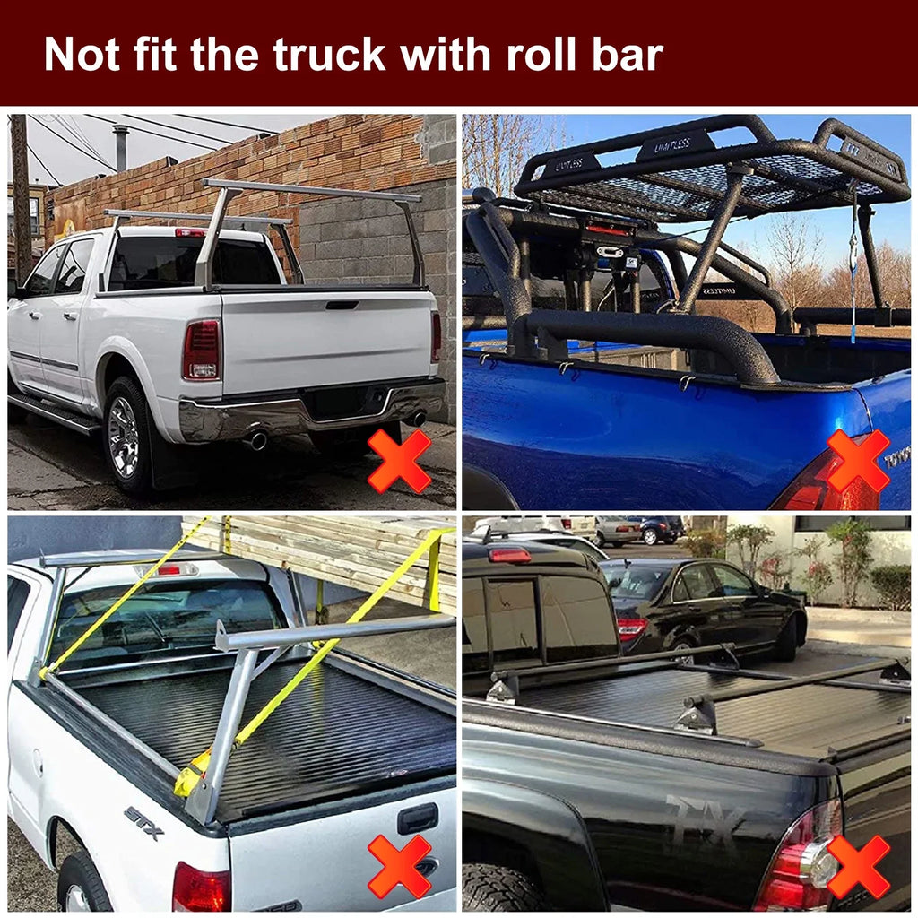 Kikito Professional  Hard Tri-Fold Truck Bed Tonneau Cover for 2003-2024 Ram 1500 2500 3500 6.4ft (74.6in) Bed Without | Rambox & Deckrail System |