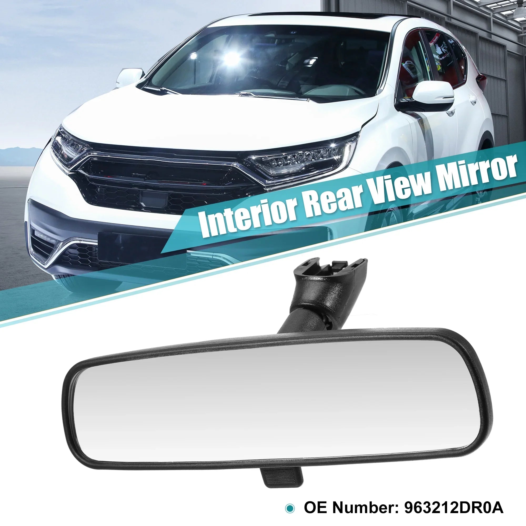 Unique Bargains Rear View Mirror Car Interior Inner Rearview Mirror Black No.963212DR0A for Nissan Altima 1993-2022