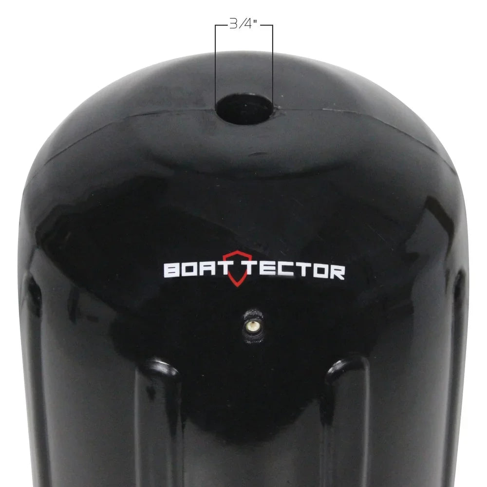 Extreme Max 3006.7300 BoatTector  Inflatable Fender - 6.5" x 15", Black