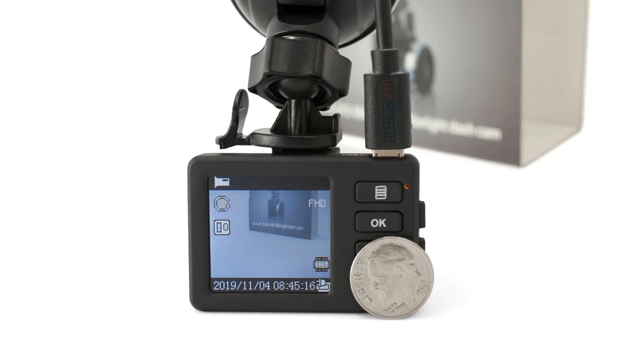 Dash  Cam w/ Nightvision for Head/Rear Cams All Day/Night Defense