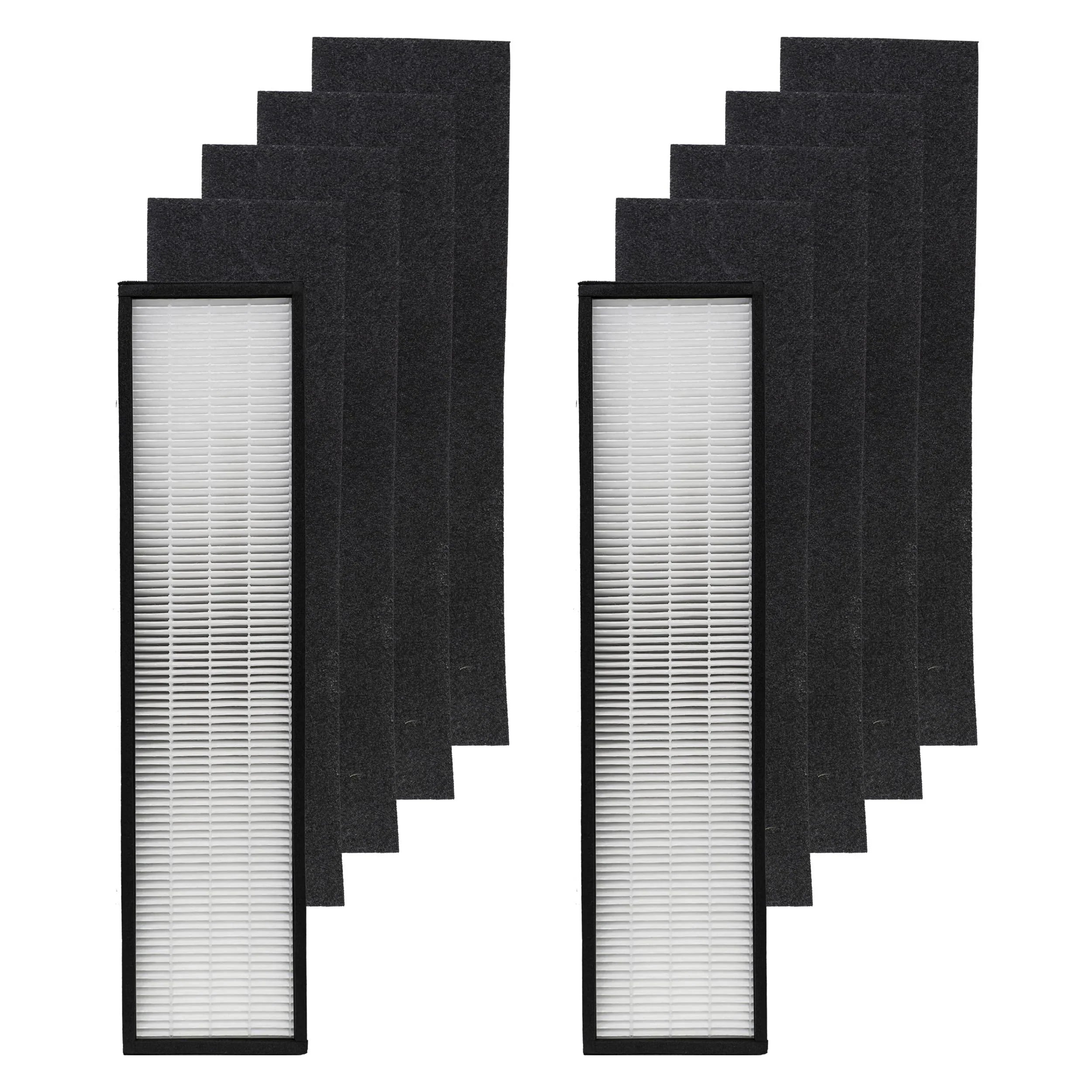 Filter-Monster – Replacement  Filter with 4 Carbon Pre-Filters Set, 2  and 8 Carbon Filter Pack - Compatible with GermGuardian  Air Purifier Filter Size