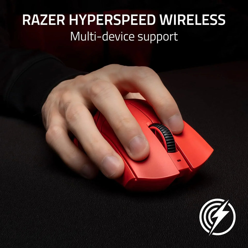 Razer DeathAdder  Pro - Mouse leggero per -Sport Ergonomico Wireless (Design Leggero da 63g, Sensore Ottico Focus Pro 30K, Interruttori del Mouse Gen-3, Wireless HyperSpeed) Faker Edition