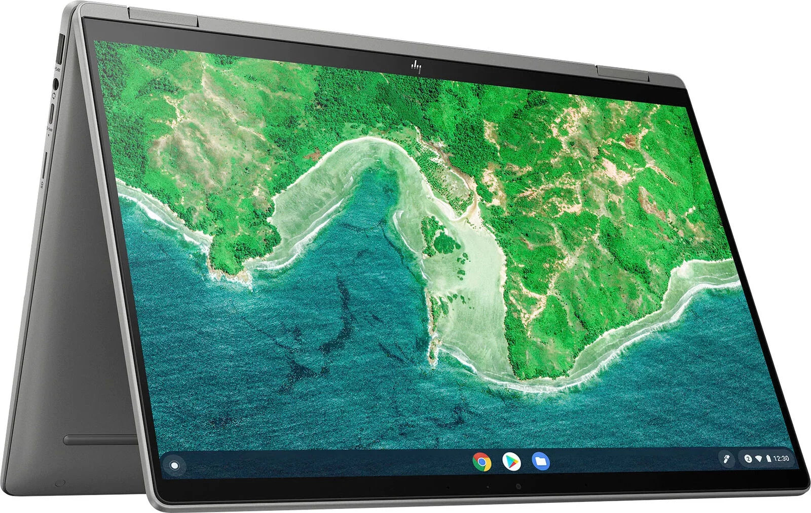 '- 14" 2-in-1 Wide Ultra  Touch-Screen Chromebook - Intel Core i3 - 8GB Memory - 128GB  - Mineral Silver