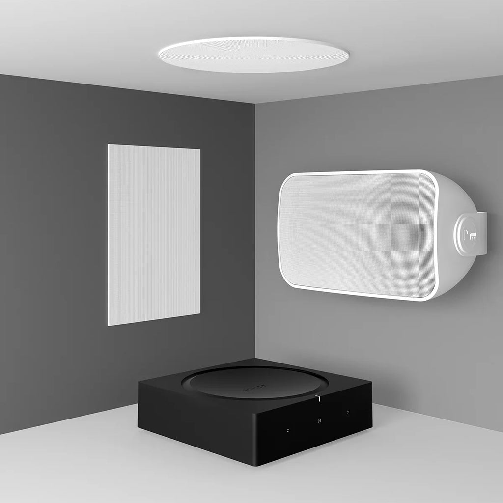 Sonos  In-Wall Speaker Pair with Amp Wireless Hi-Fi Player