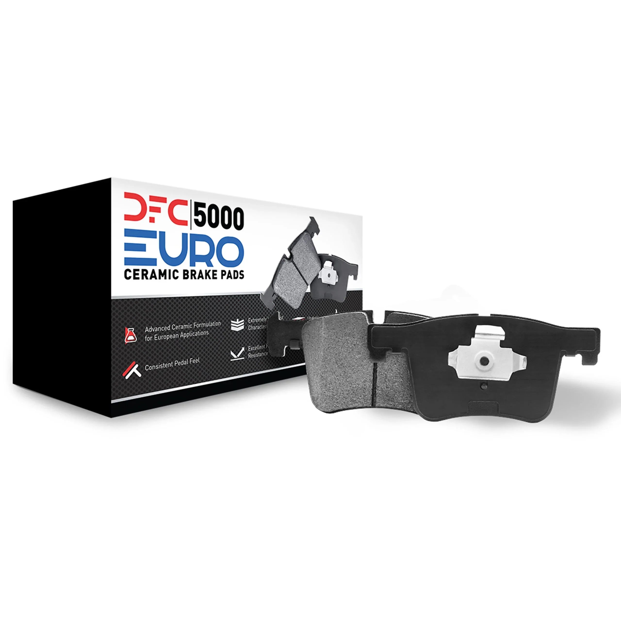 Dynamic Friction Company 5000 Euro Ceramic Brake Pads 1600-1652-00-Front Set For 2012-2014 Mercedes-Benz