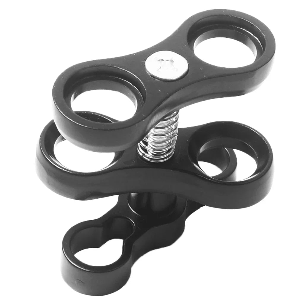 4 Pack Scuba Diving Butterfly Clips Set Dive Camera Flashlight Lights Arm Clamps