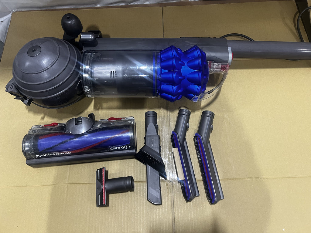 Open Box Dyson  Ball Compact Allergy Upright Vacuum 209456-02 Iron/Blue