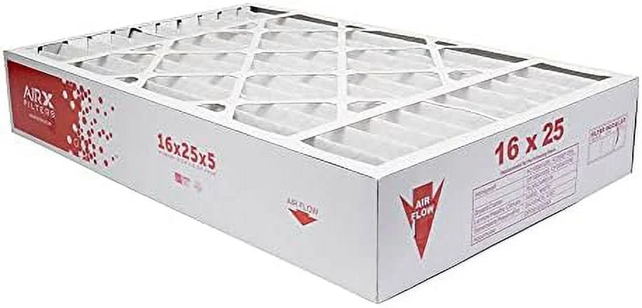 16X25x5  8  Furne Air Filter Replement For   , Dust 2-Pk, Made In The