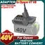 2-In-1 Battery Adapter for GreenWorks 40V Li-Ion Battery 29472 29462 29252 Convert to for Dyson & Battery, ,  Motorhead, Trigger Car+Boat, Absolute,  Animal, Absolute, Fluffy, Motorhead,