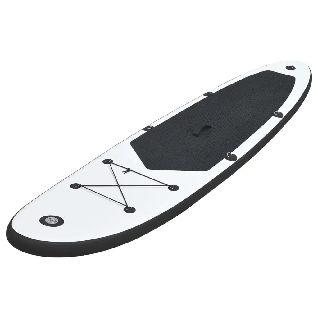 Inflatable Paddleboard Set Black and White