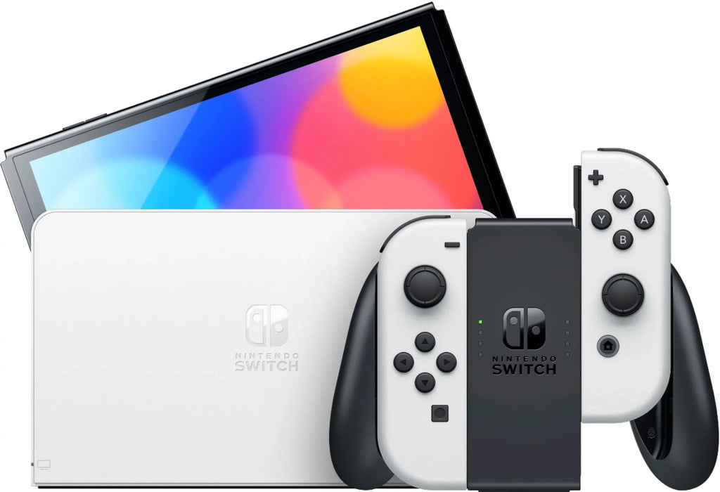 2021 New Nintendo Switch  Model White with Mytrix Full Body Skin Sticker for   Console, Dock and Joycons - Sushi Set