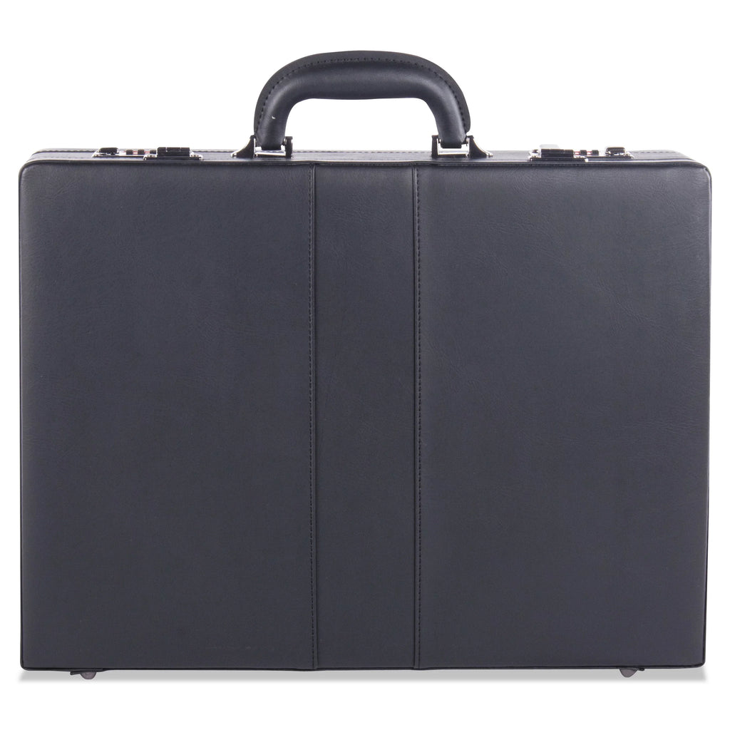 Expandable Attache Case, 13 x 3.5 x 18, Black