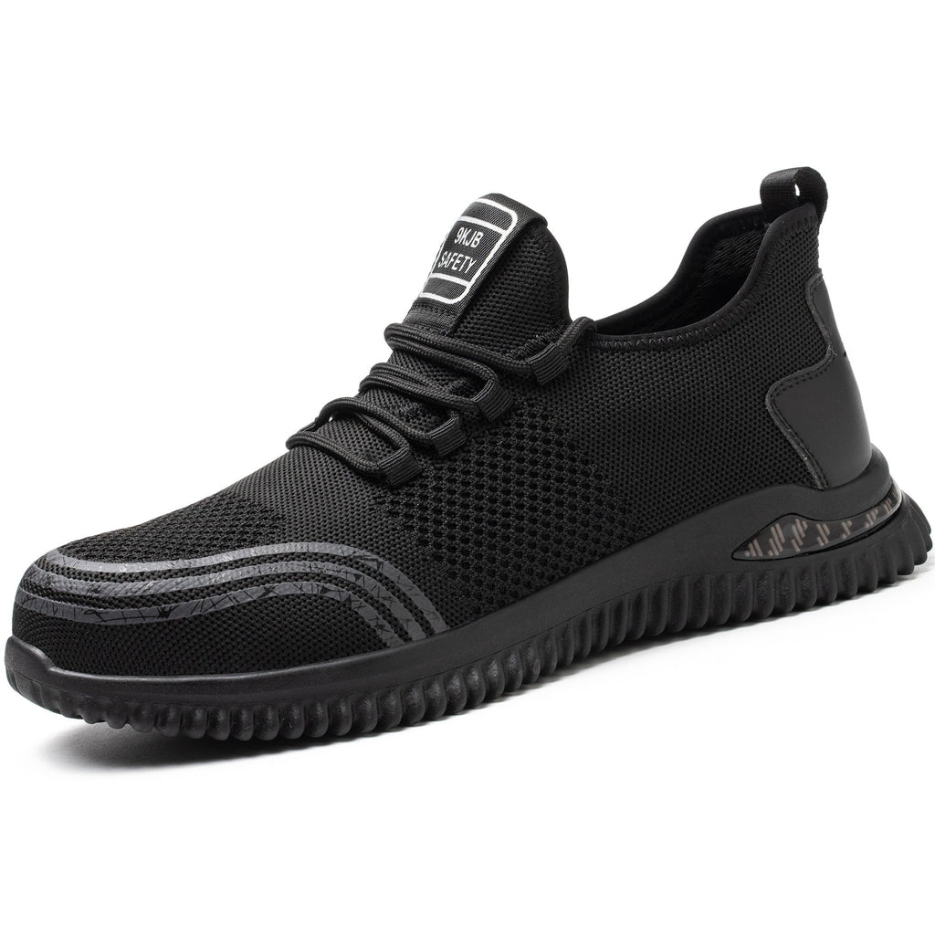 Tanleewa Work Shoes for Men Steel Toe Safety Shoes Nonslip Shoe Size Men10/Women11