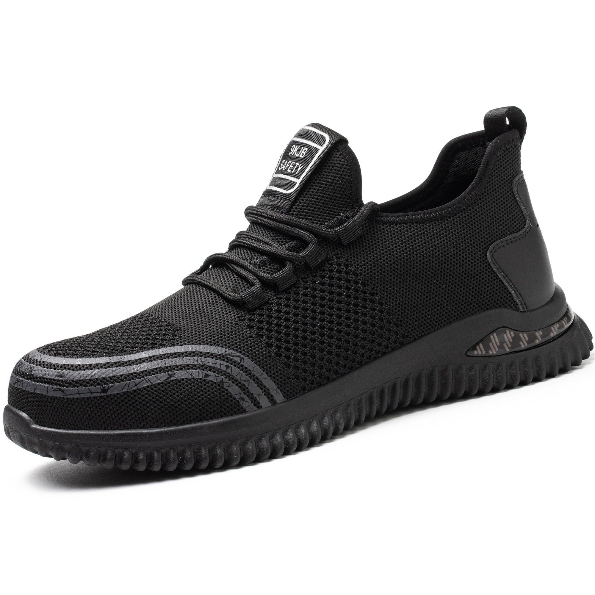 Tanleewa Work Shoes for Men Steel Toe Safety Shoes Nonslip Shoe Size Men10/Women11