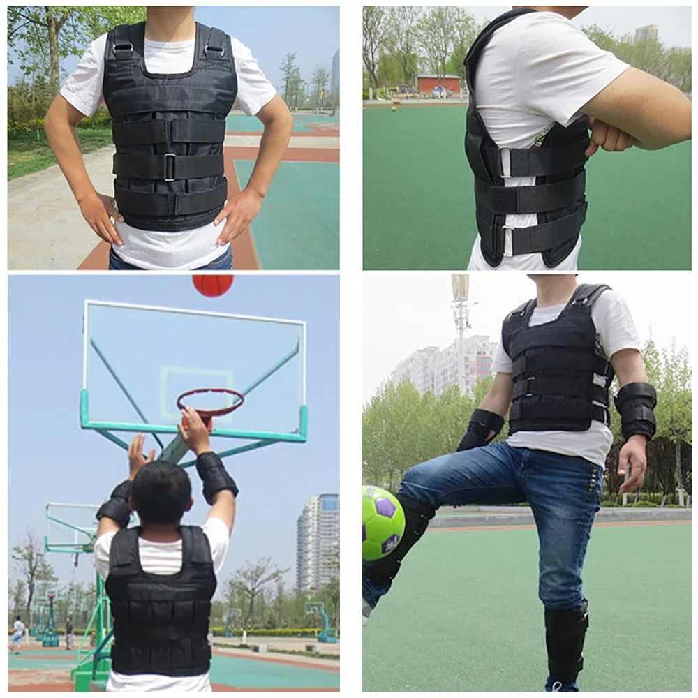 Spirastell Weighted Vest,Max Adjustable Vest Cloth (empty) Vest Ox Cloth Adjustable Intensity (empty) Siuke Maximum Adjustable Intensity Cloth Maximum Adjustable