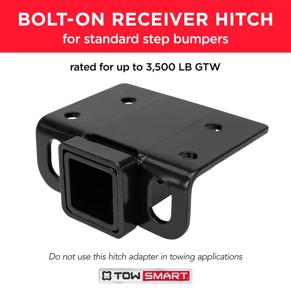 TowSmart 7285 Class  Step Bumper Receiver Hitch 2" Receiver Opening, Black