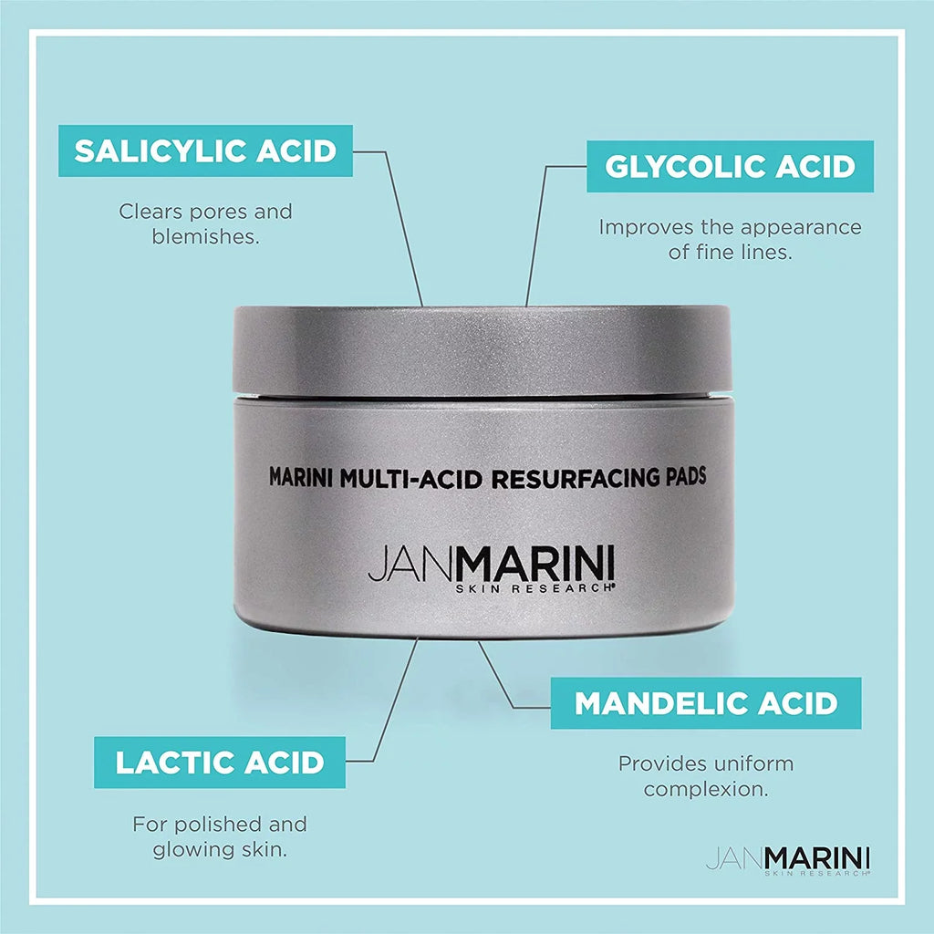 Jan Marini Skin Research Marini Multi-Acid Resurfacing Pads, 30 ct.