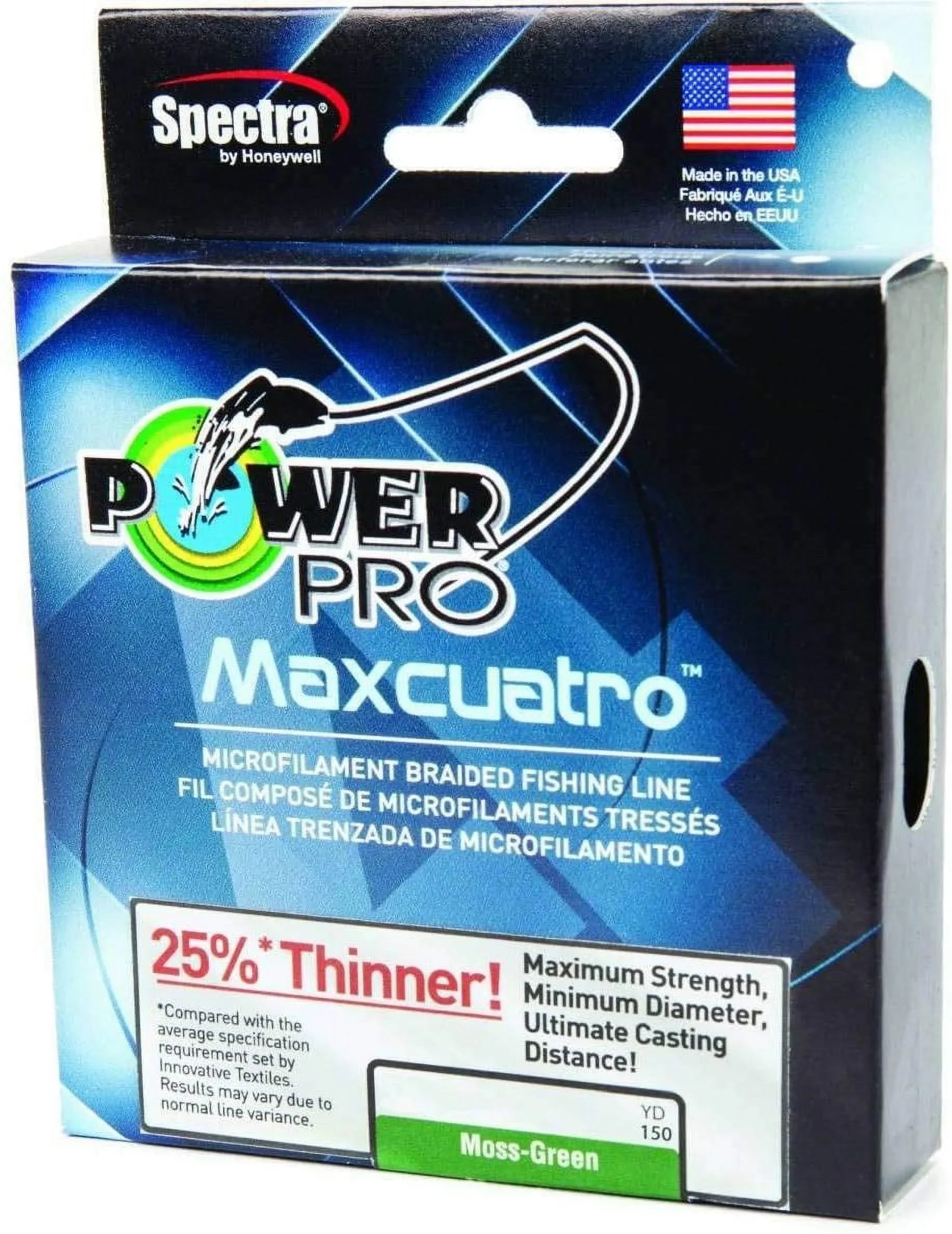 Powerpro Maxcuatro Spectra White Braided Line