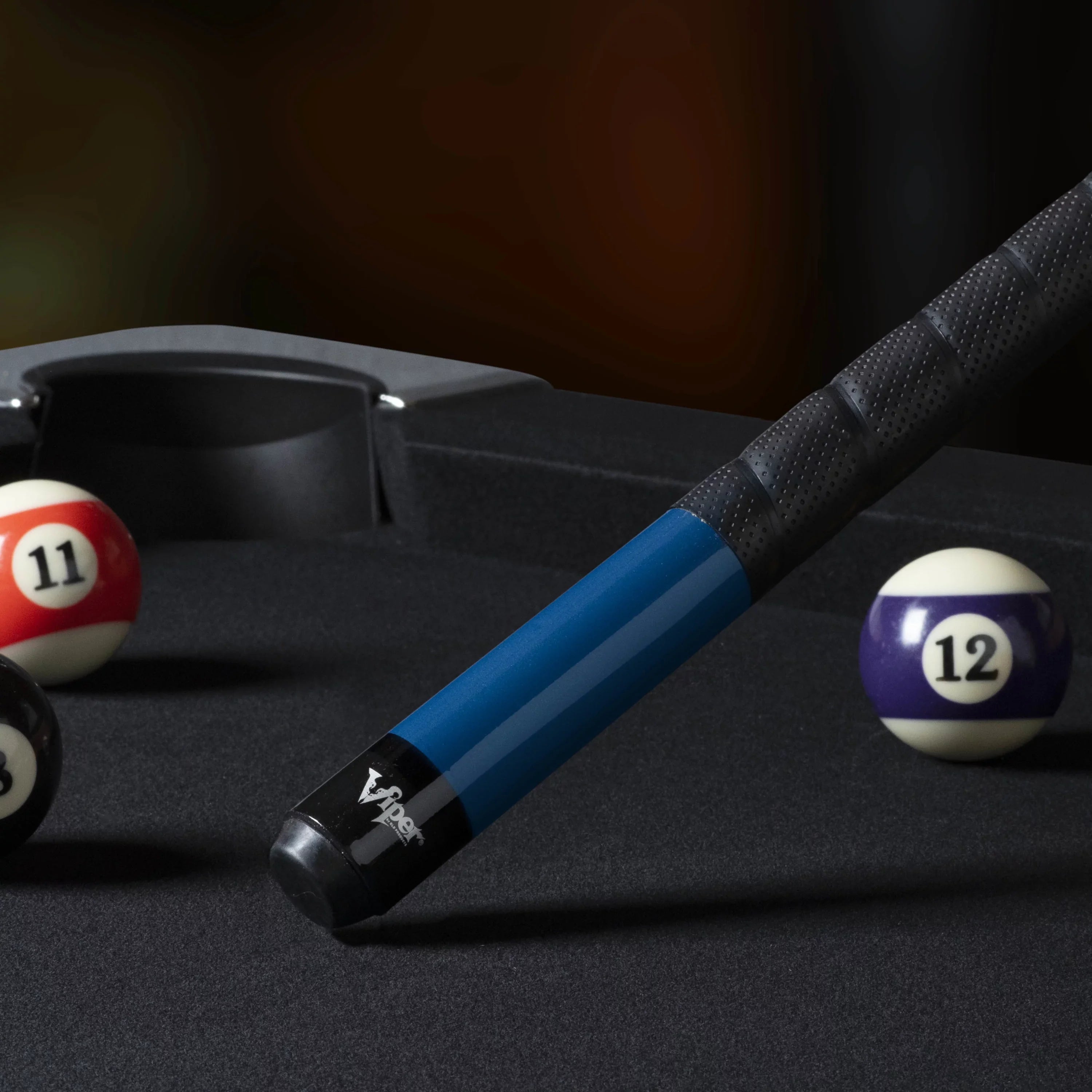 Viper Sure Grip Pro 58" Billiard/Pool Cue, 2 Piece, Blue, 21 Ounce