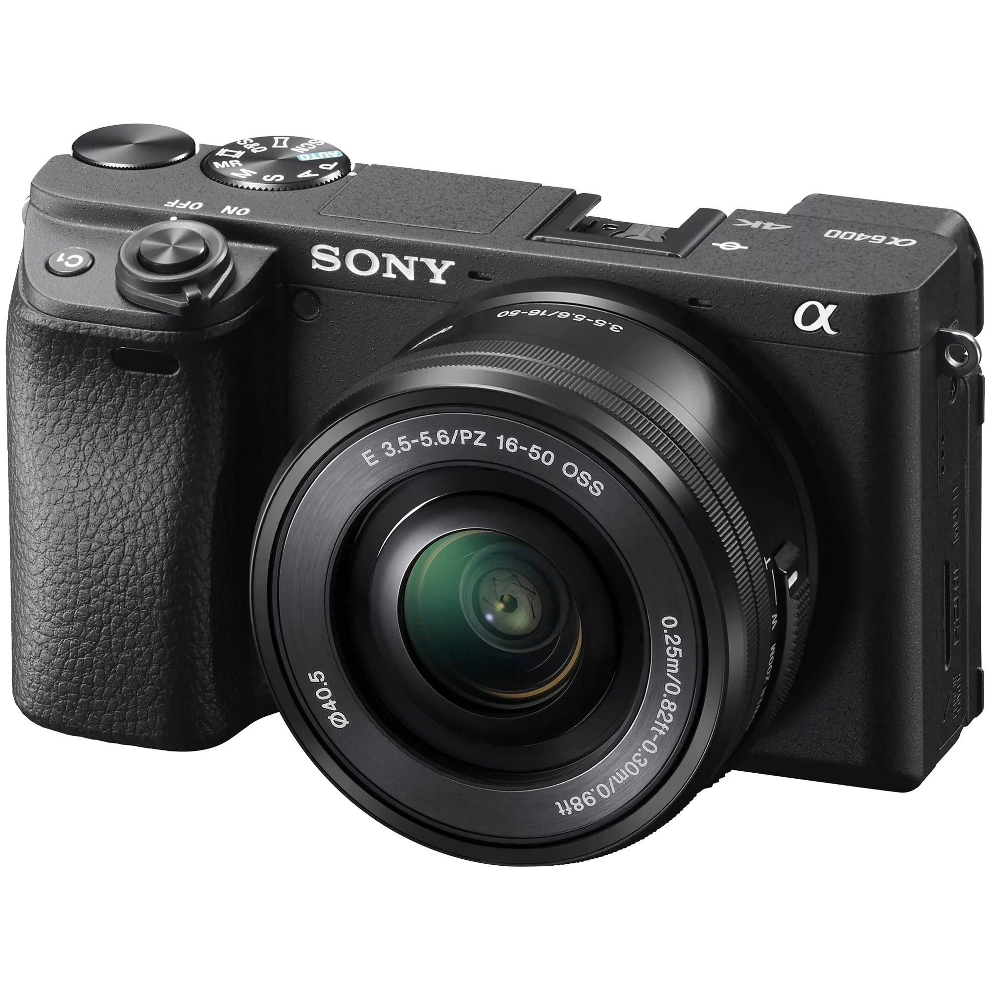 Sony Alpha a6400 Mirrorless Digital Camera with   16-50mm  Lens, 64GB SanDisk Card, Tripod, Case, ZeeTech Accessory Bundle