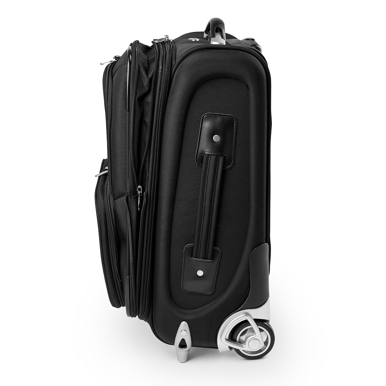 Black Texas Longhorns 21" Softside Rolling Carry-On Suitcase