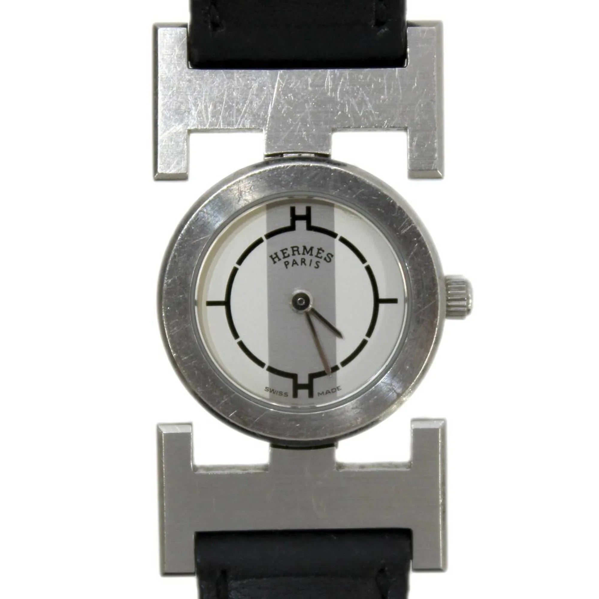 Pre-Owned  Hermes paprika ladies quartz watch  .210 (Good)