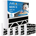 18x24x4 Air Filter Odor Eliminator Carbon Filter  8 Comparable to  700 &  5   Premium  Made 18x24x4 Furnace Filters by     . 6 Pack
